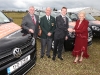 Tom Kelly, Site Manager; NPA chairman James Sutton; Niall Phillips, Volkswagen Group Ireland at Cardenton, Athy Monday 5 September for the launch of the National Championships to be held 20 to 22 September next at Athy.Picture: Alf Harvey