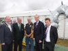 Micheal Nolan, Mayor of Kildare; Billy Gray, Kildare NPA director; Leslie Byrne, Kilkenny Gates; Simon Coveney TD Minister for Agriculture, Marine & Food and Michael John Tierney, Topaz at Cardenton, Athy Monday 5 September for the launch of the National Championships to be held 20 to 22 September next at Athy.Picture: Alf Harvey, supplied form NPA.